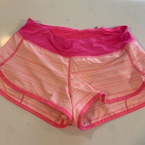 lululemon speed shorts size 4